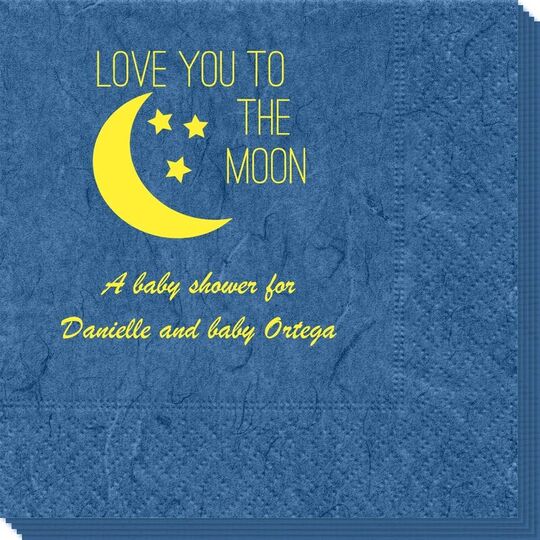 Love You To The Moon Bali Napkins